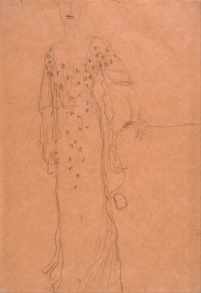 Study for Portrait of Adele Bloch-Bauer I by Gustav Klimt